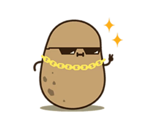 Kawaii potato🥔✨ @stickerkawaii 🌸 - 