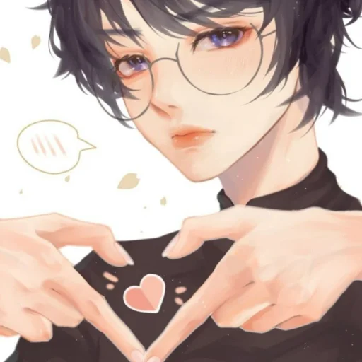 anime cartoon human face