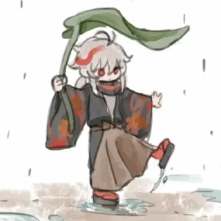 Sticker ˏ 𓏧 𓏲𝙺𝚊𝚣𝚞𝚑𝚊 @genshinbyevico - 6