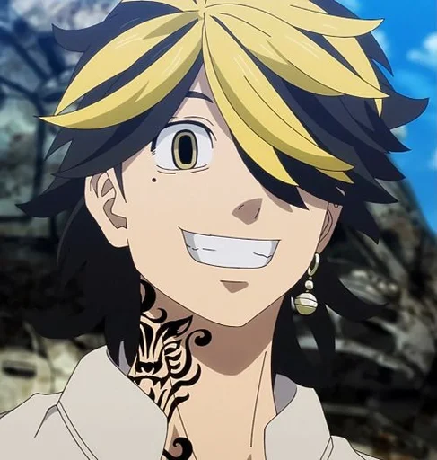 Sticker 🖤Kazutora🍌 @anime_sticks - 11