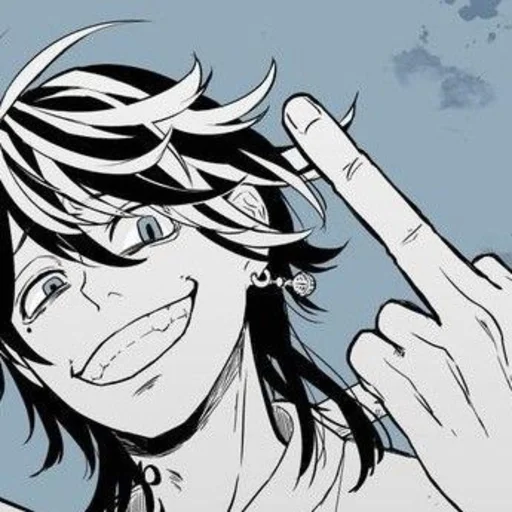 Sticker 🖤Kazutora🍌 @anime_sticks - 8