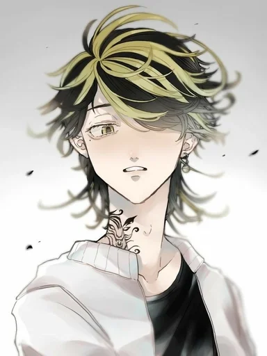 эскиз аниме иллюстрация