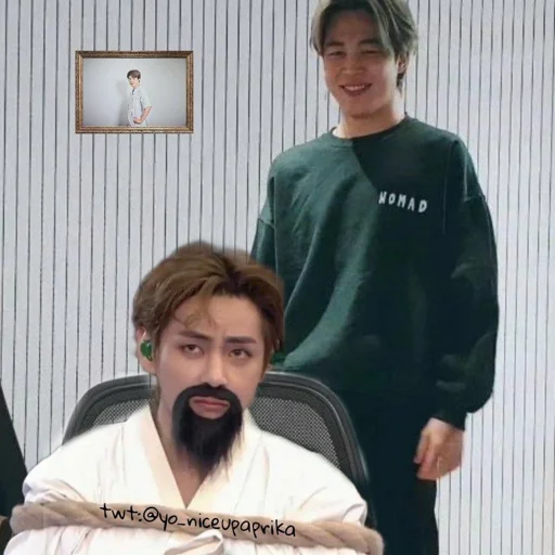 Стикер taechwita @btsmeme - 2