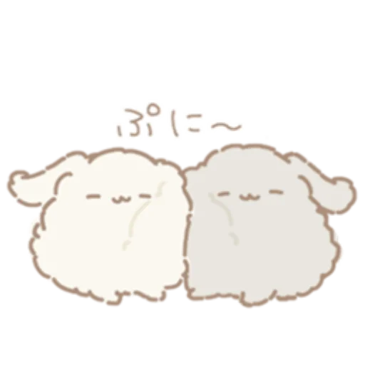 Стикер KedamaAndHokori @nyakwii - 7