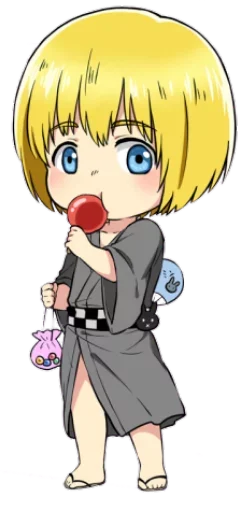 Стикер AOT chibi assembled @AnimeLibrary_Stickers - 8