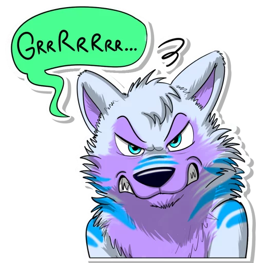 Стикер KeenoraFluffball - 1