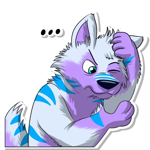 Стикер KeenoraFluffball - 1