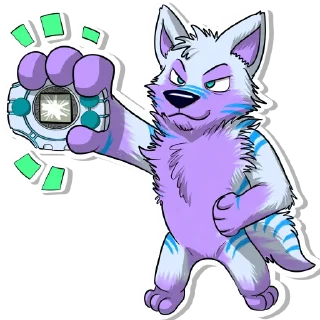 Стикер Keenora Fluffball - 1