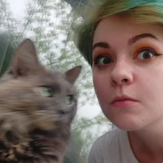 Стикер Настя и Кекус - 0