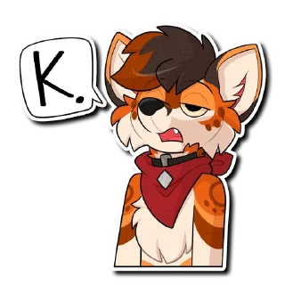 Стикер Kelix the Fox - 0