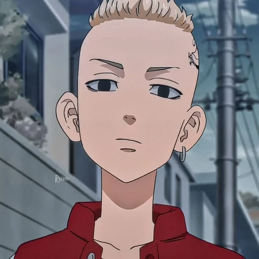 anime cartoon human face