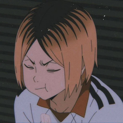 anime cartoon human face