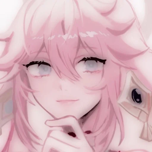 Стикер Яэ Мико шикарна :: @fStikBot - 10