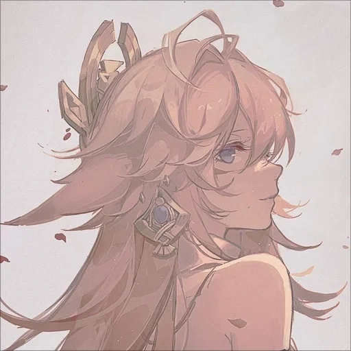 Стикер Яэ Мико шикарна :: @fStikBot - 3