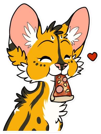 Стикер Khaleesi Serval by Cianiati - 9