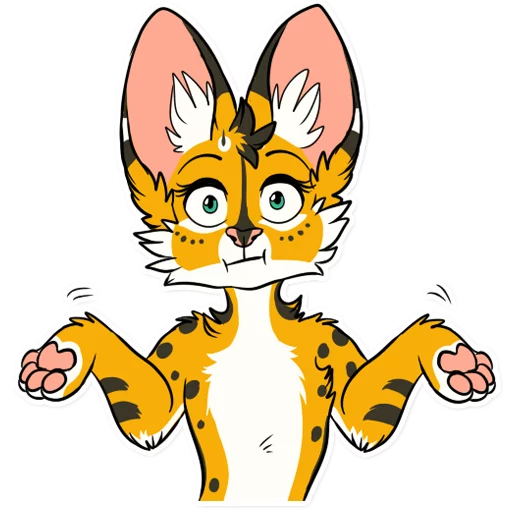 Стикер Khaleesi Serval by Cianiati - 8