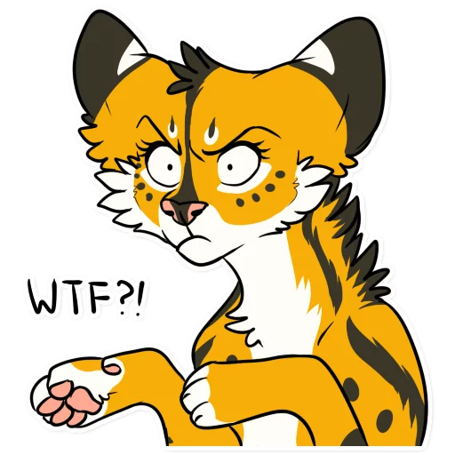 Стикер Khaleesi Serval by Cianiati - 5