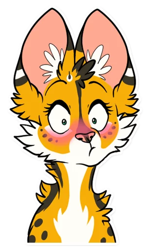 Стикер Khaleesi Serval by Cianiati - 4