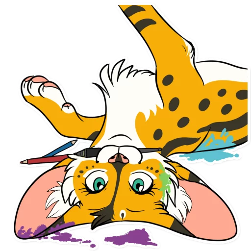 Стикер Khaleesi Serval by Cianiati - 2