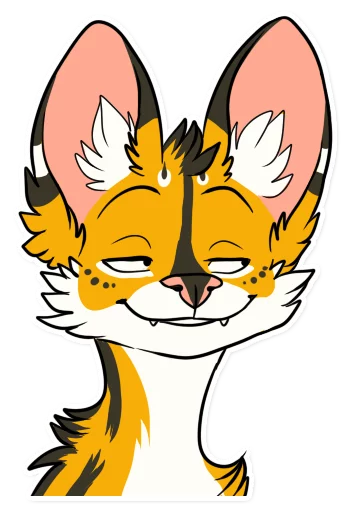 Стикер Khaleesi Serval by Cianiati - 0