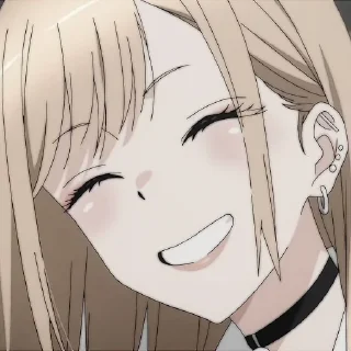 Sticker Kitagawa Marin; @MikaelaArsip - 2