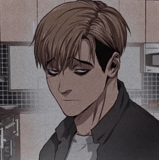 cartoon human face anime