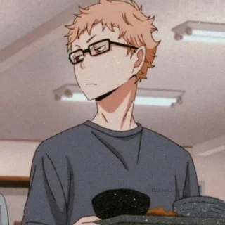 Стикер Цукишима Кей - 3