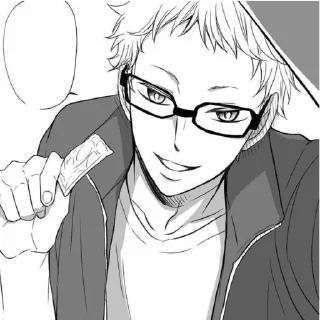 Стикер Цукишима Кей - 9