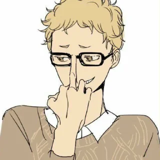 Стикер Цукишима Кей - 10