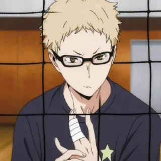 Стикер Цукишима Кей - 11