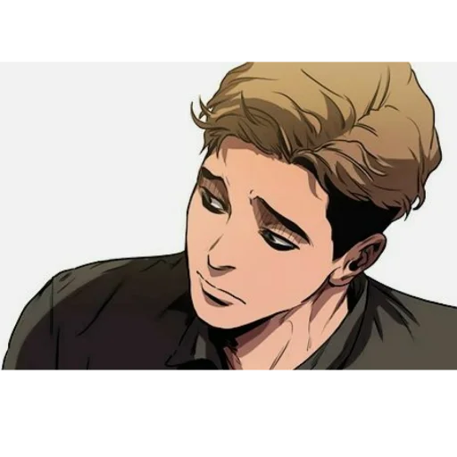 human face anime cartoon