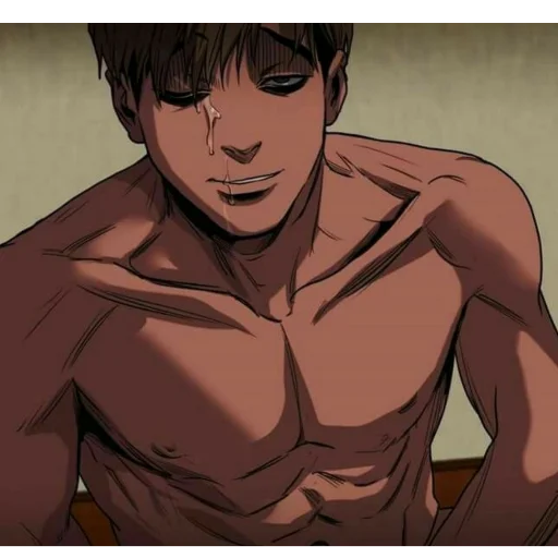 human face anime cartoon