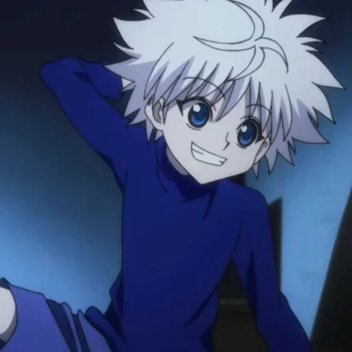 Стикер Killua_by_AnimeStickerI_bot - 1