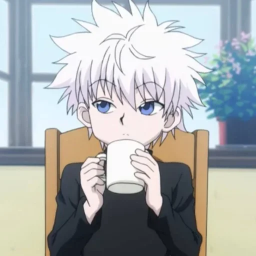 Стикер Killua_by_AnimeStickerI_bot - 1