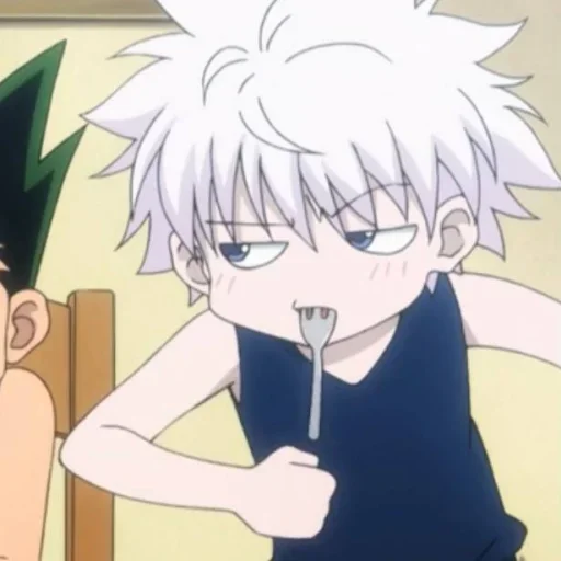 Стикер Killua_by_AnimeStickerI_bot - 1