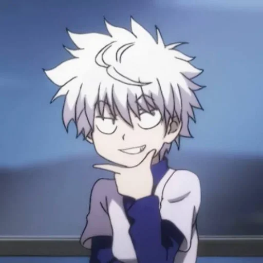 Стикер Killua_by_AnimeStickerI_bot - 1