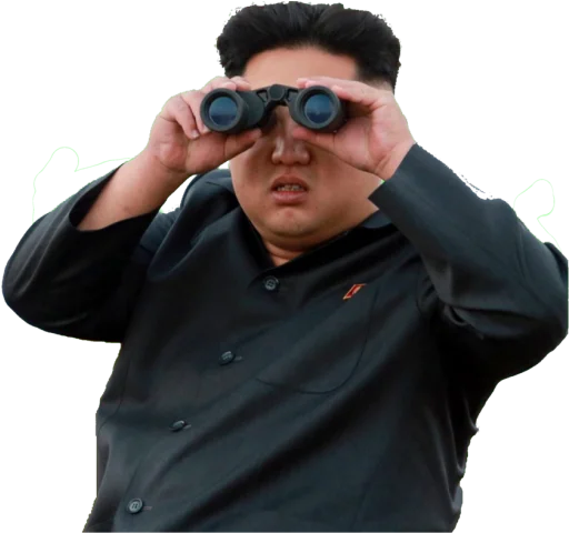 Sticker KimJongUnFaces - 1