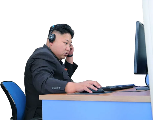 Стикер KimJongUnFaces - 1
