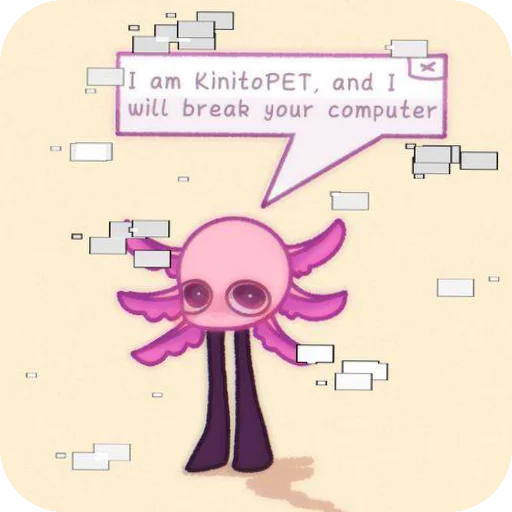 Стикер KinitoPETSdelannoAngelDastPon - 1