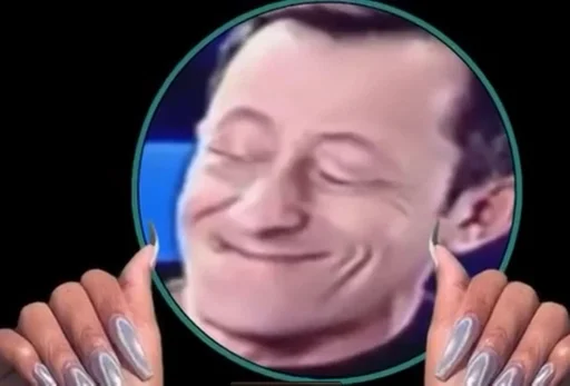 hand glass person finger