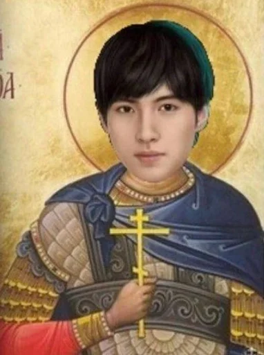 painting clothing human face