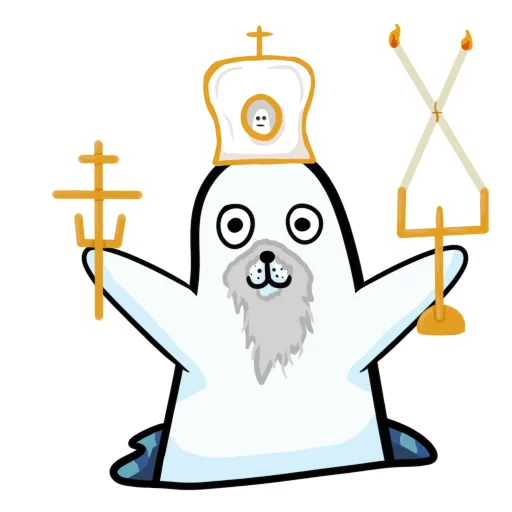 Стикер Щекщуальный тюлень - 9