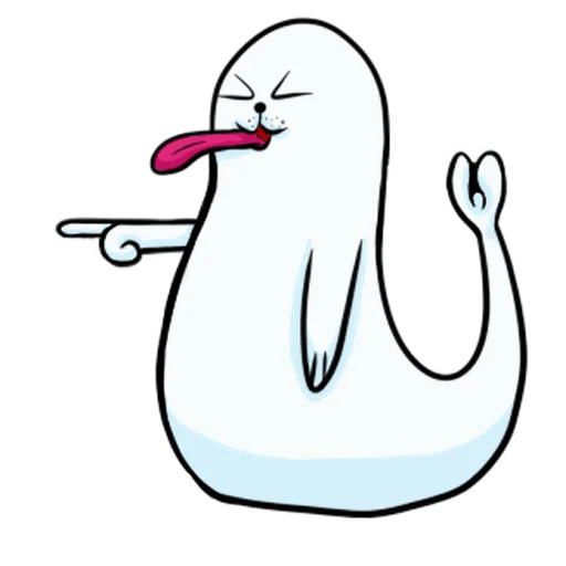 Стикер Щекщуальный тюлень - 6