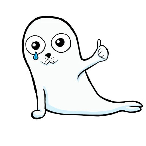 Стикер Щекщуальный тюлень - 2