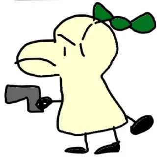 Sticker Кирпичномордовый ублюдок ч.4 - 1