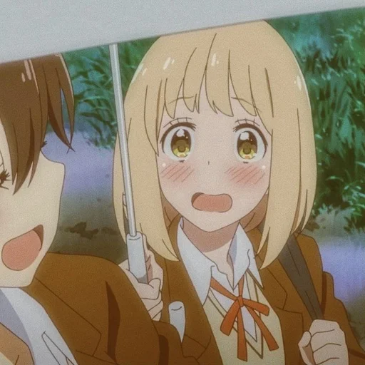 anime cartoon human face