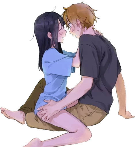 Sticker Anime kiss&cuddle - 8