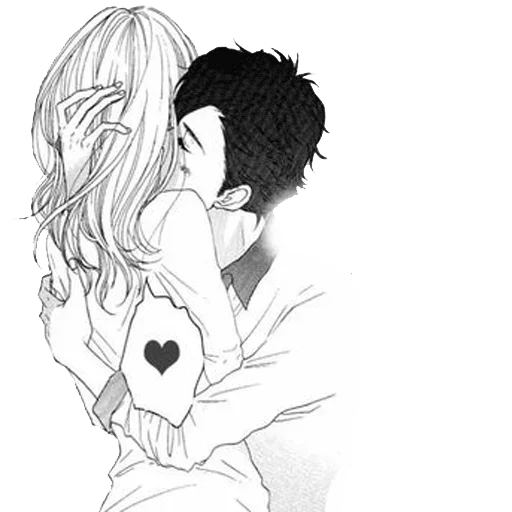 Sticker Anime kiss&cuddle - 6