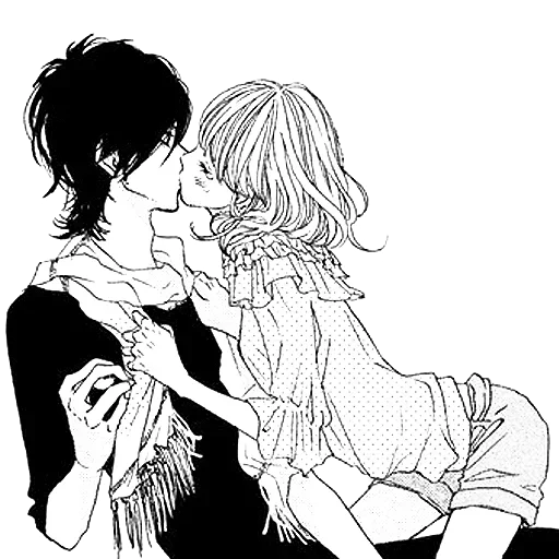Sticker Anime kiss&cuddle - 5