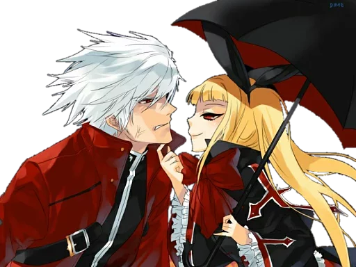 Sticker Anime kiss&cuddle - 0